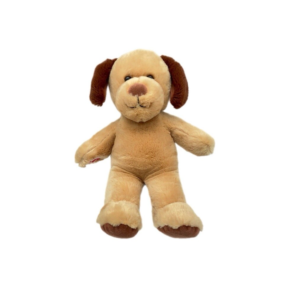 Build-A-Bear Tan and Brown Dog Doggie 15" Plush  BABW Stuffed Animal Soft! Toy